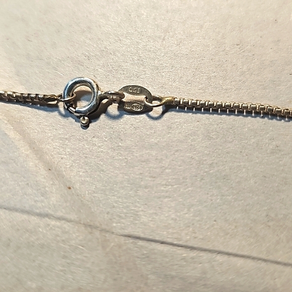 Vintage 925 Silver Necklace with Earrings Set NWT - Picture 6 of 8